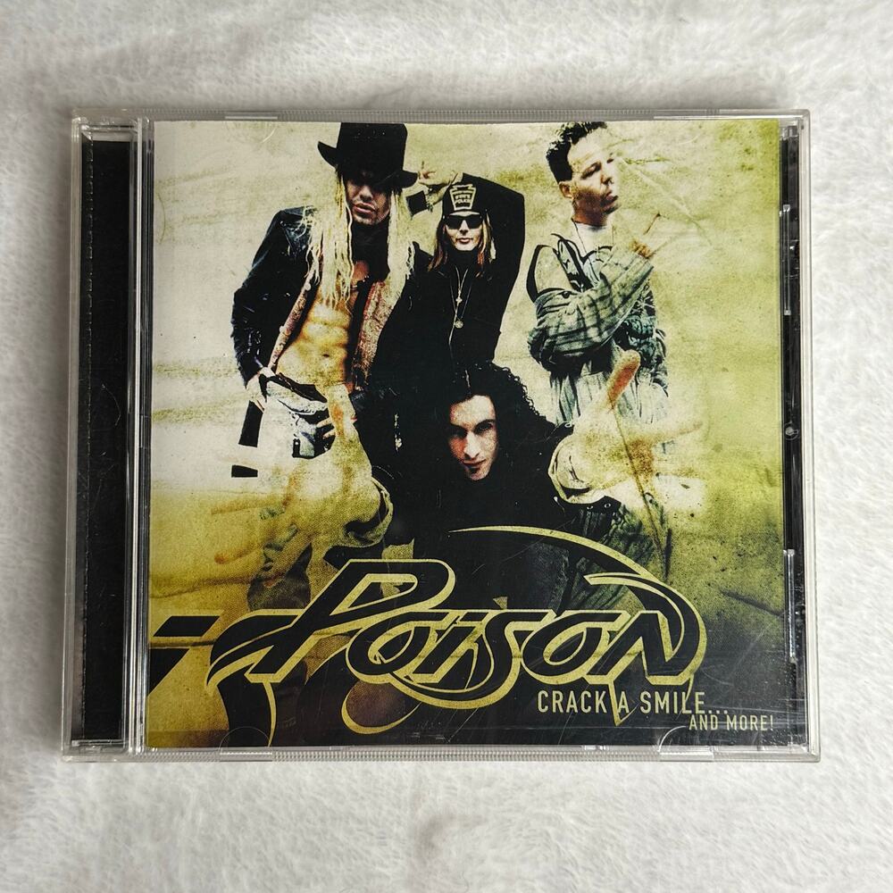 Poison – Crack A Smile… And More! CD 2000 Capitol Greatest Hits MTV Unplugged